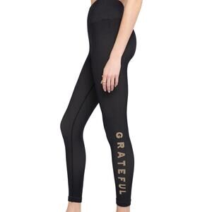 Spiritual Gangster Icon Seamless Jacquard Grateful Legging XS/S Black